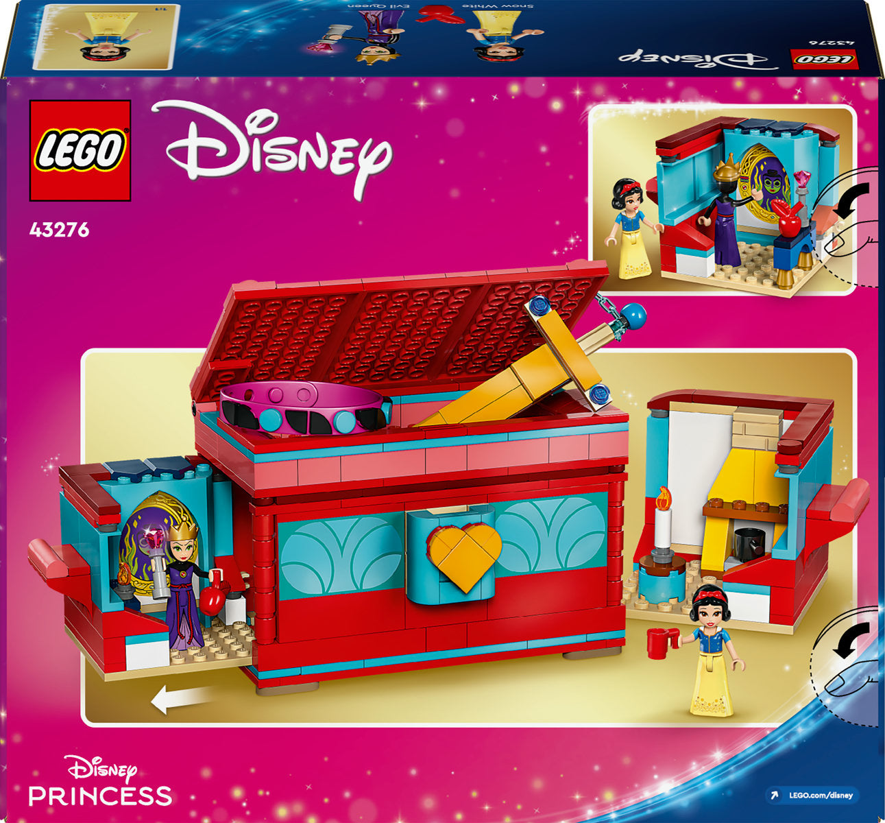 LEGO Disney Snow White’s Jewellery Box Set 43276