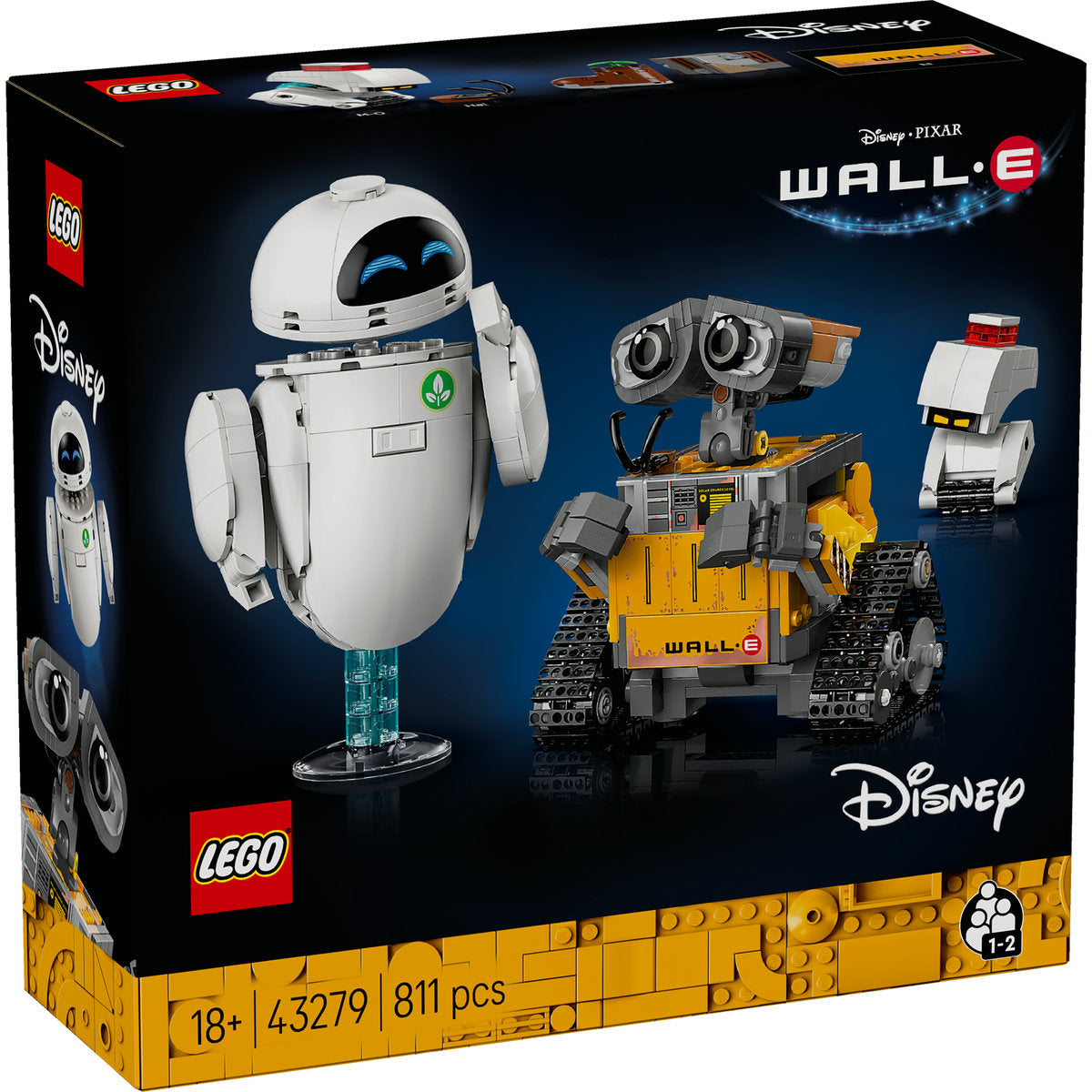 LEGO Disney and Pixar WALL-E and EVE Set 43279