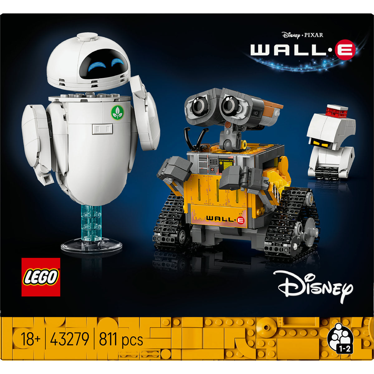 LEGO Disney and Pixar WALL-E and EVE Set 43279