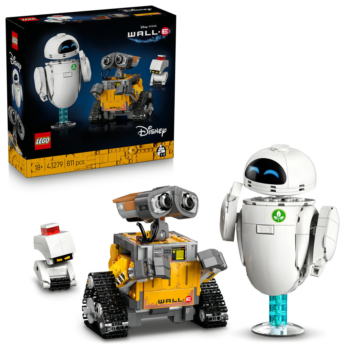LEGO Disney and Pixar WALL-E and EVE Set 43279