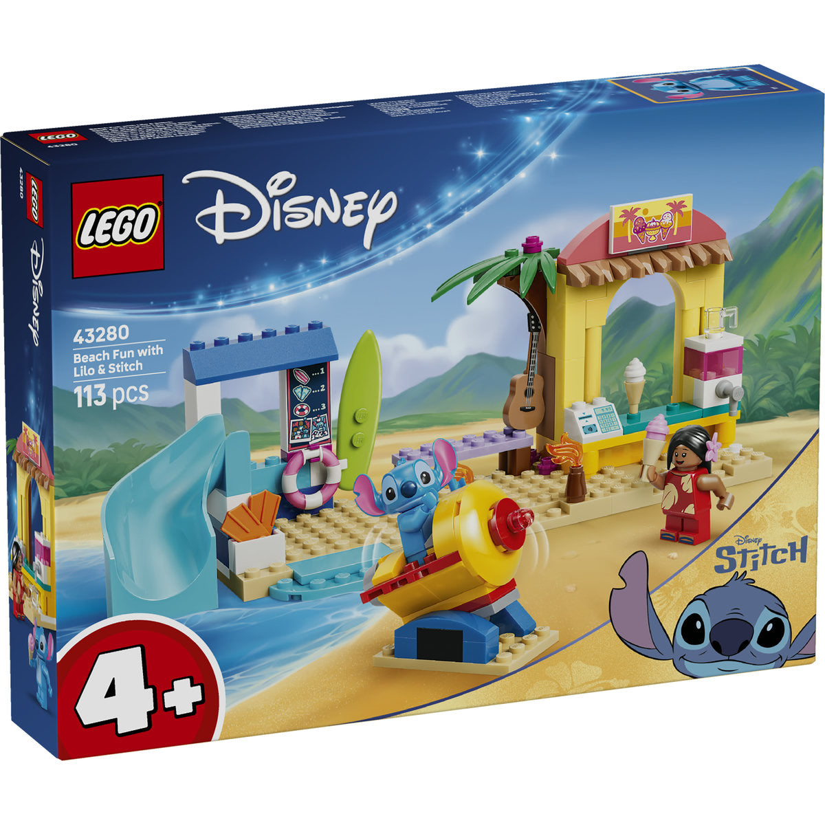 LEGO Disney Lilo and Stitch Beach House Building Set 43280