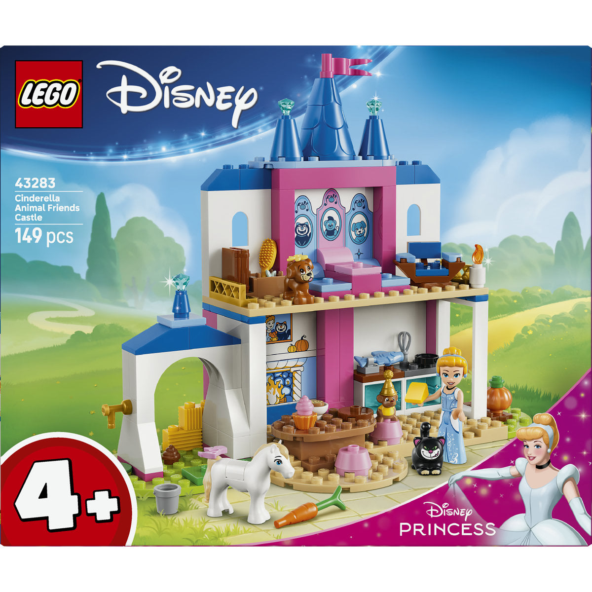 LEGO Disney Princess Cinderella Animal Friends Castle Building Set 43283