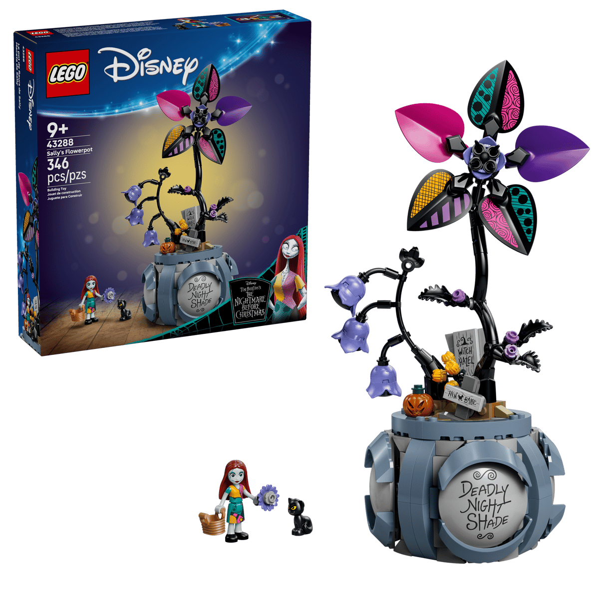 LEGO Disney Sally’s Flowerpot Building Toy 43288