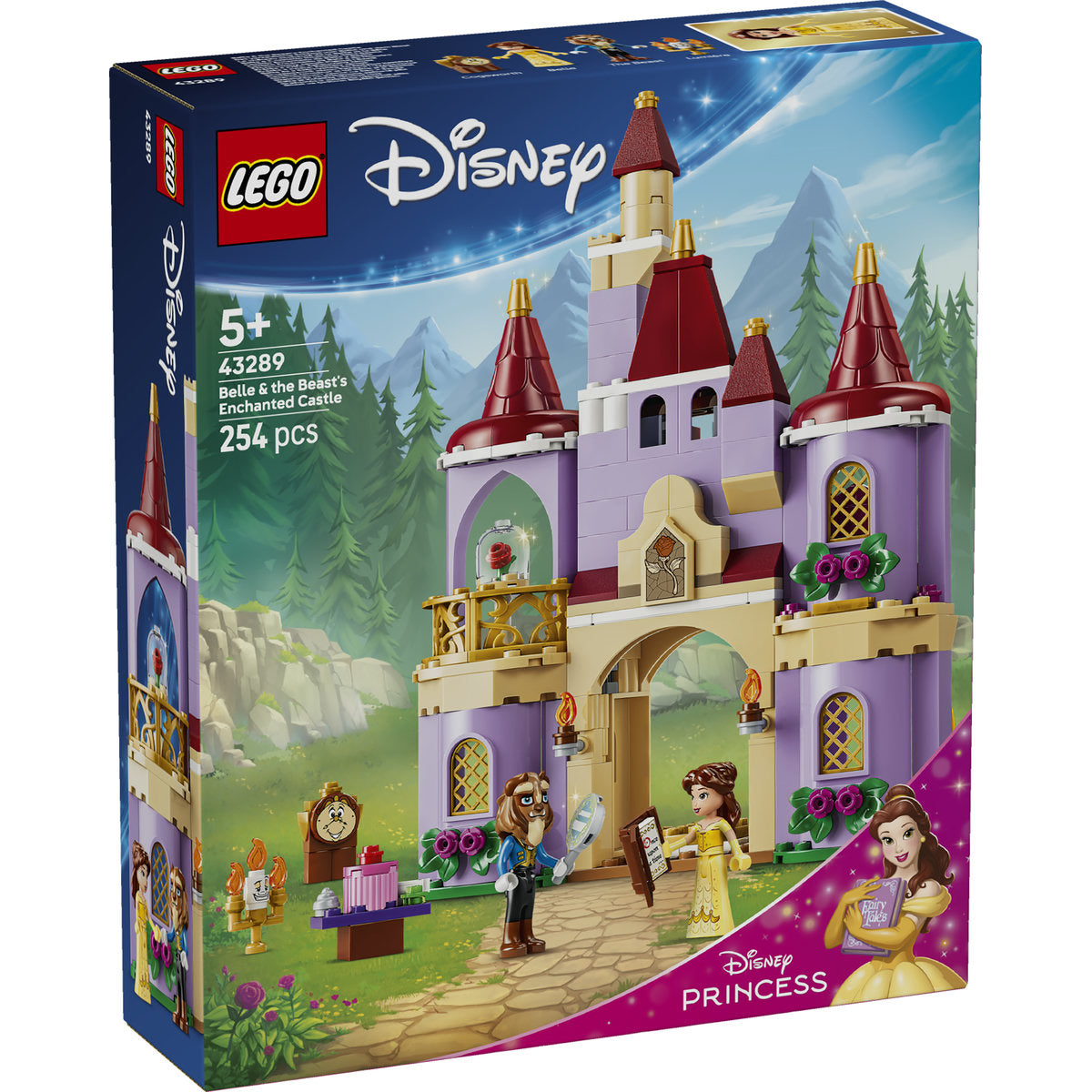 LEGO Disney Princess Belle and the Beast Enchanted Castle Building Set 43289