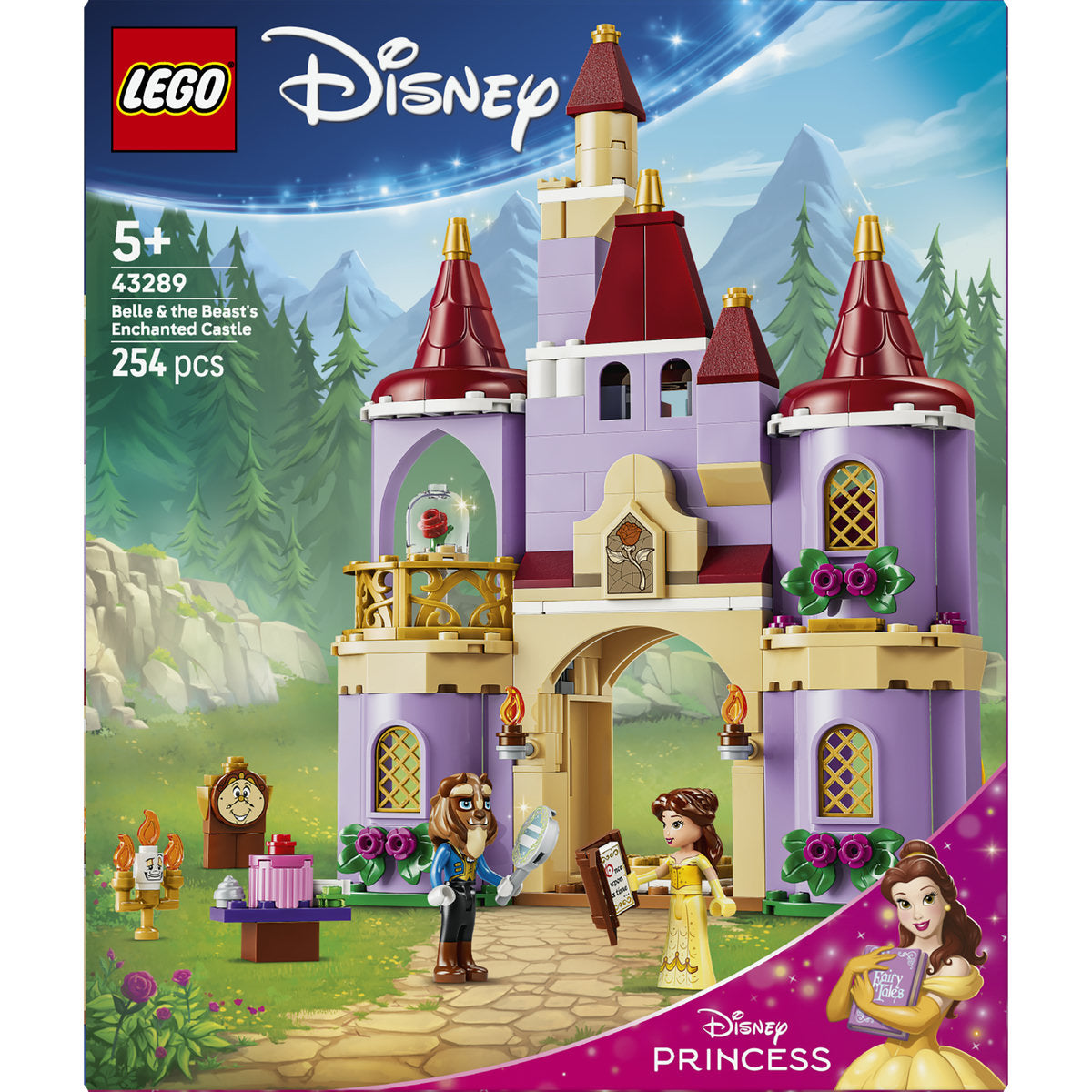 LEGO Disney Princess Belle and the Beast Enchanted Castle Building Set 43289