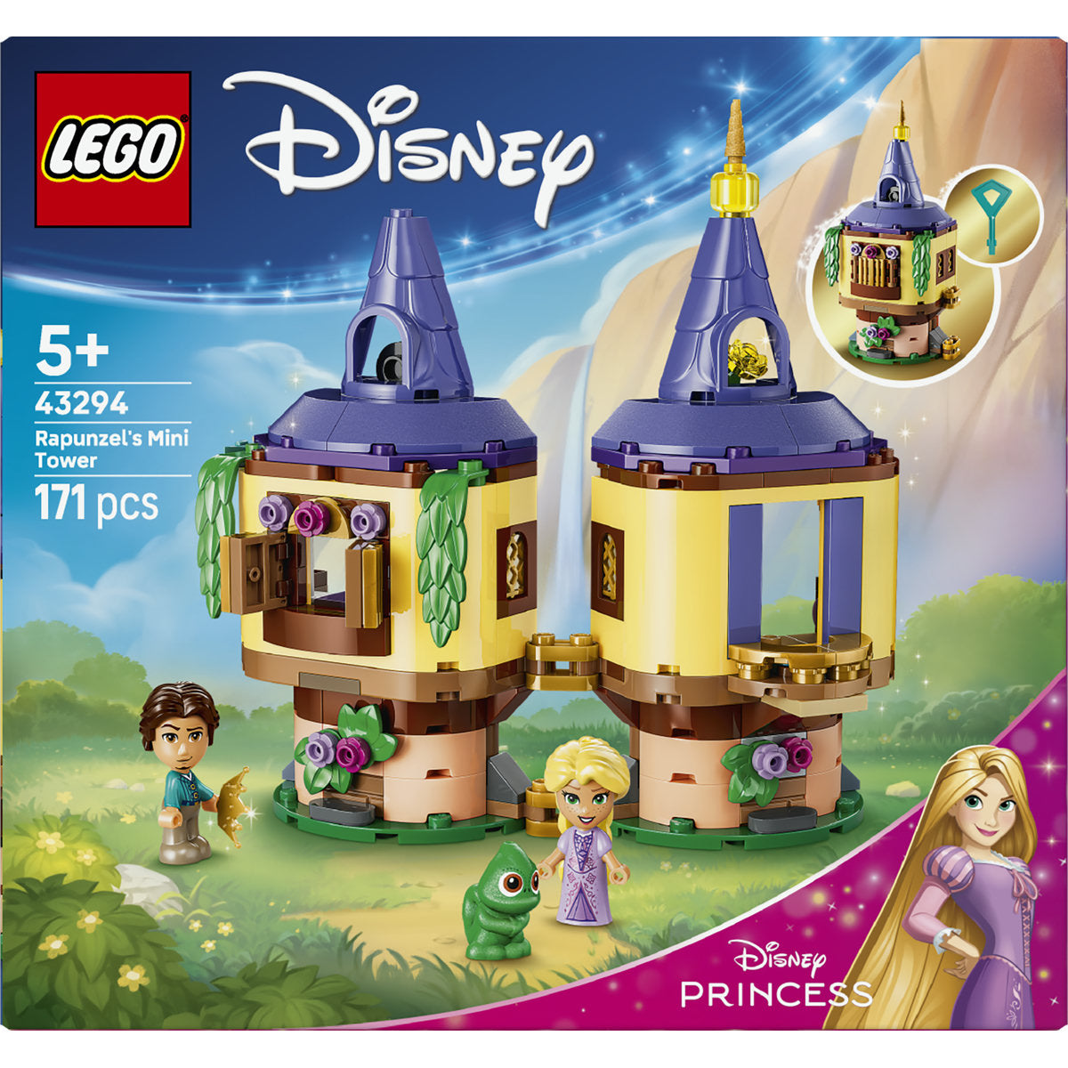 LEGO Disney Princess Rapunzel Mini Tower Building Set 43294