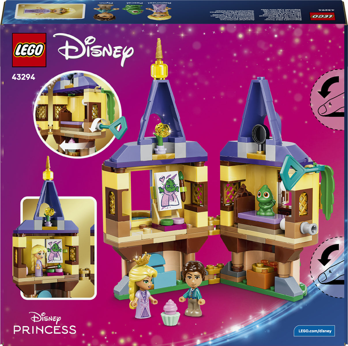 LEGO Disney Princess Rapunzel Mini Tower Building Set 43294