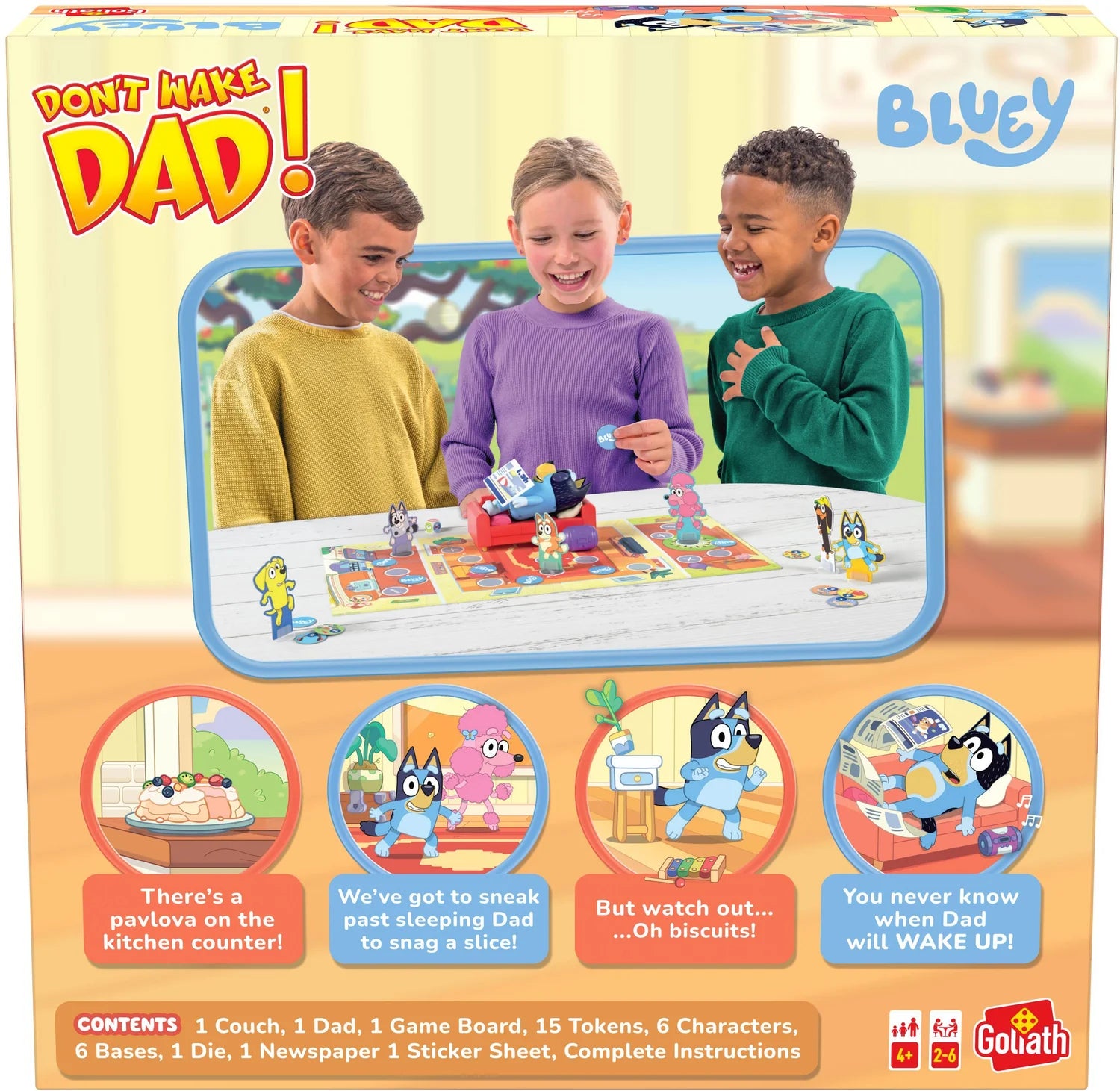 Bluey Don't Wake Dad! Board Game