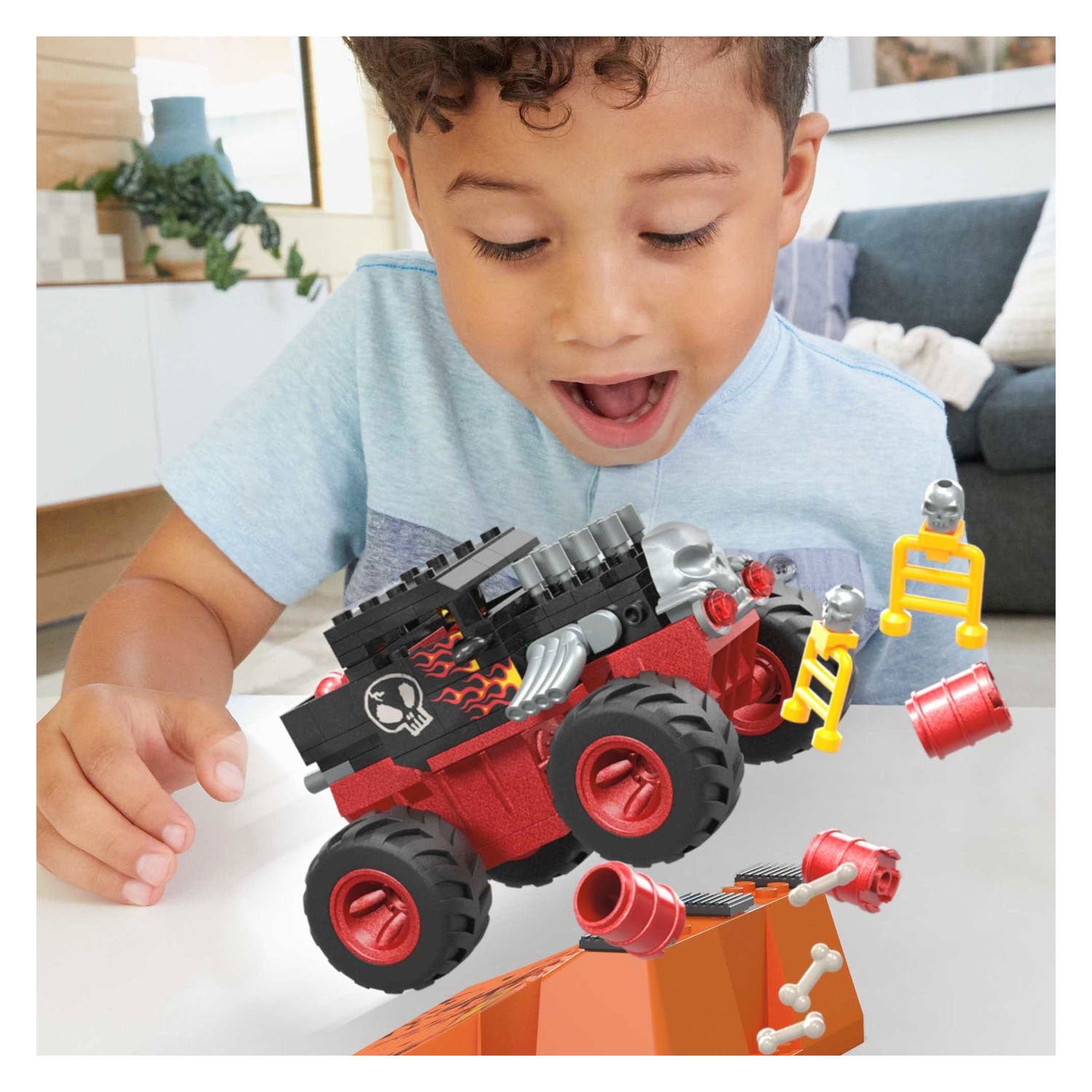 Mega Hot Wheels MT Bone Shaker Crush Course