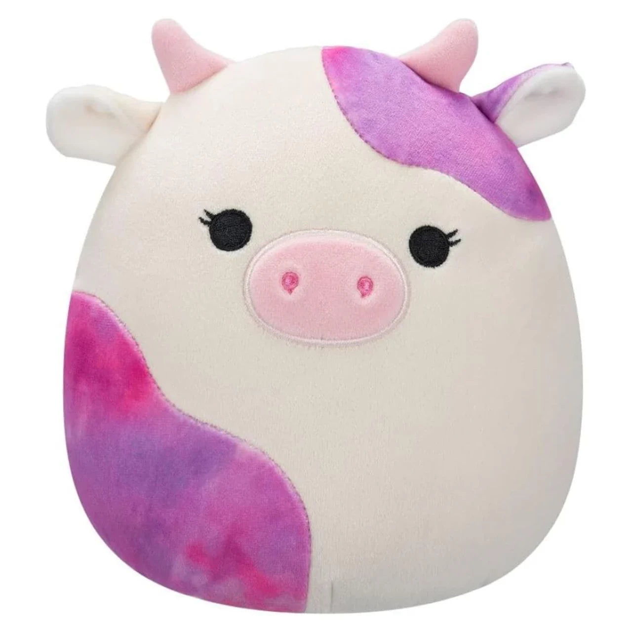 7.5 Squishmallows Kalina - White Cow With Tie-Dye Spots