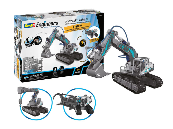 Revell Engineers Hydraulic Excavator 3-in-1 Kit
