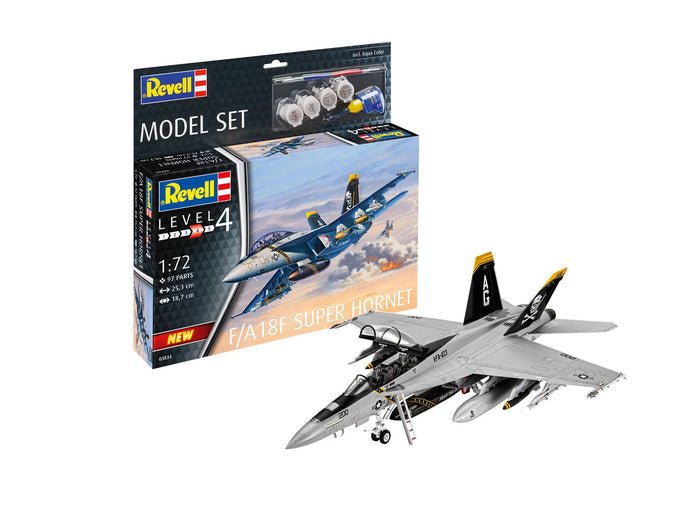 Revell Model Set F/A-18F Super Hornet Plastic Model Kit
