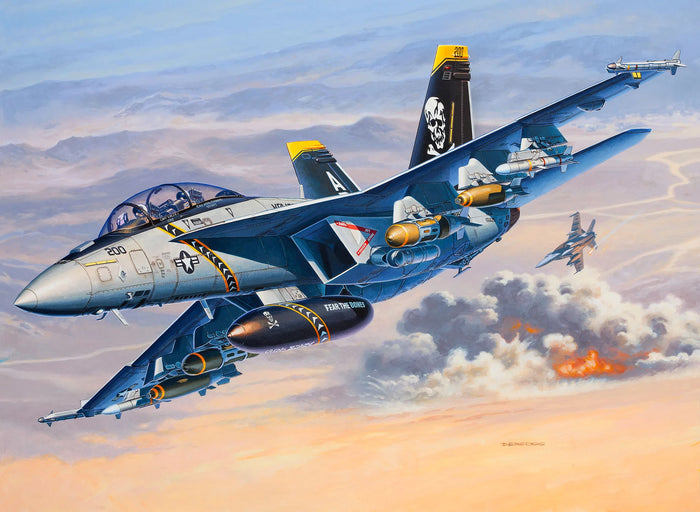 Revell Model Set F/A-18F Super Hornet Plastic Model Kit