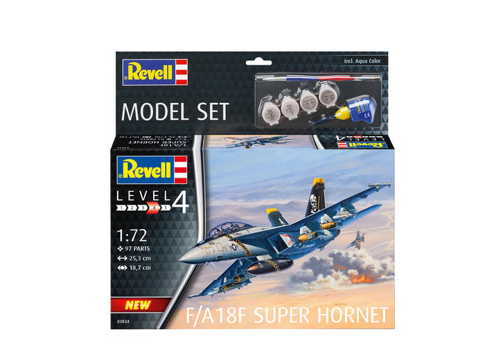 Revell Model Set F/A-18F Super Hornet Plastic Model Kit