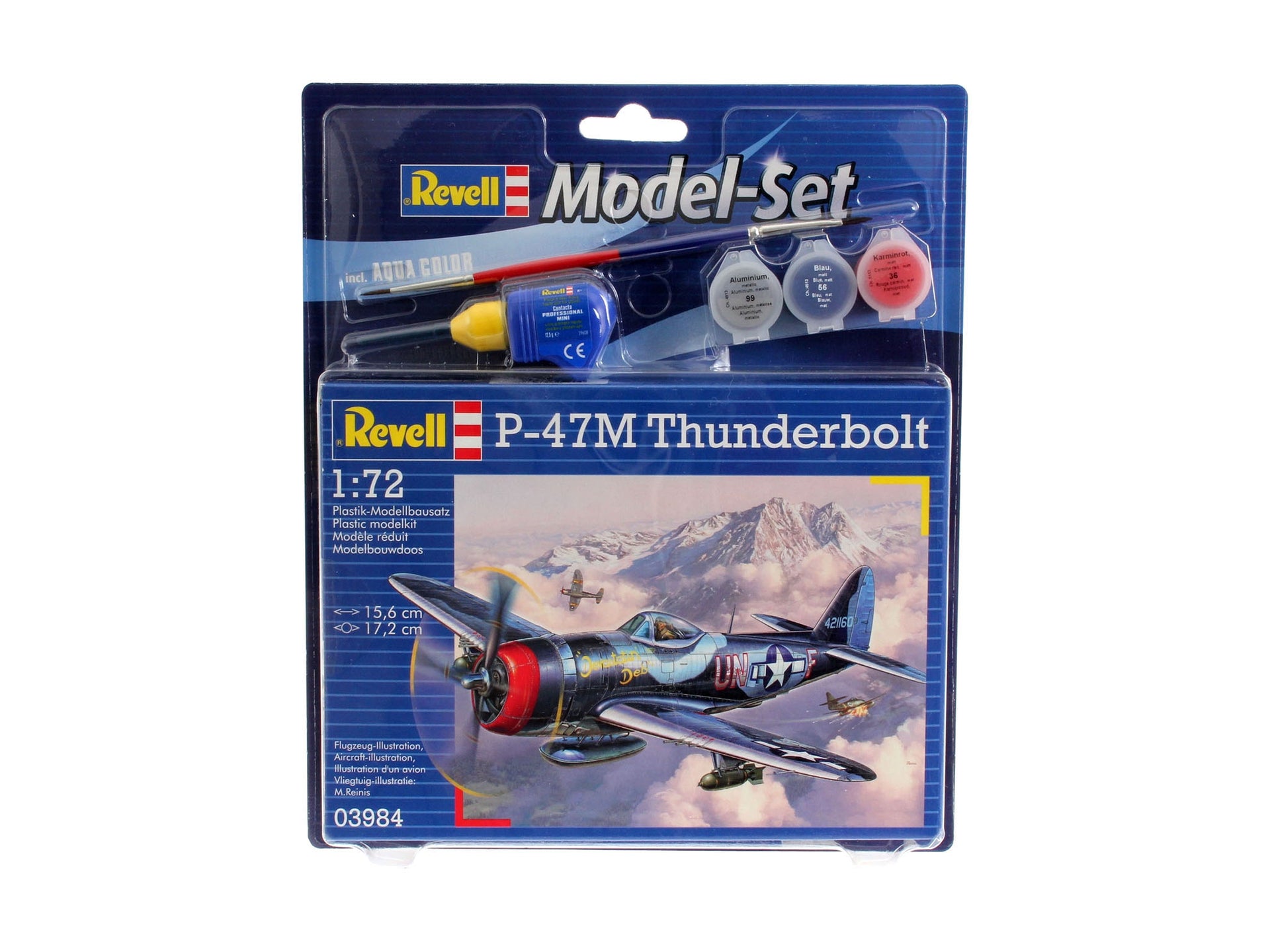 Scale Model Set 1:72 P-47M Thunderbolt