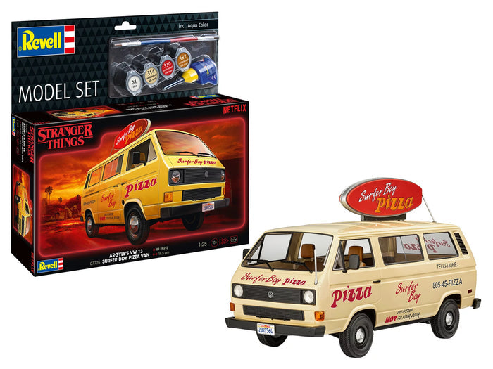 Revell Stranger Things Argyle's VW T3 Surfer Boy Model Kit