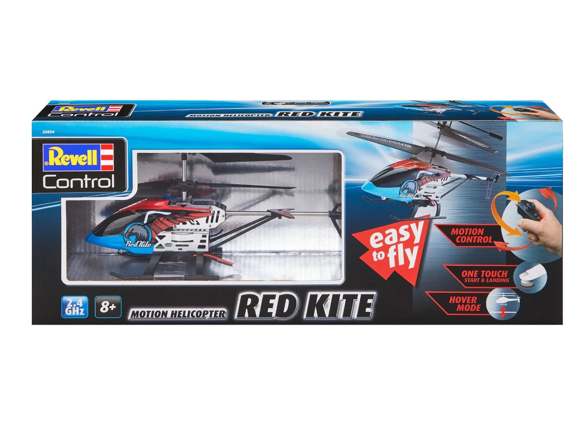 Radio Control Motion Control Helicopter Red Kite