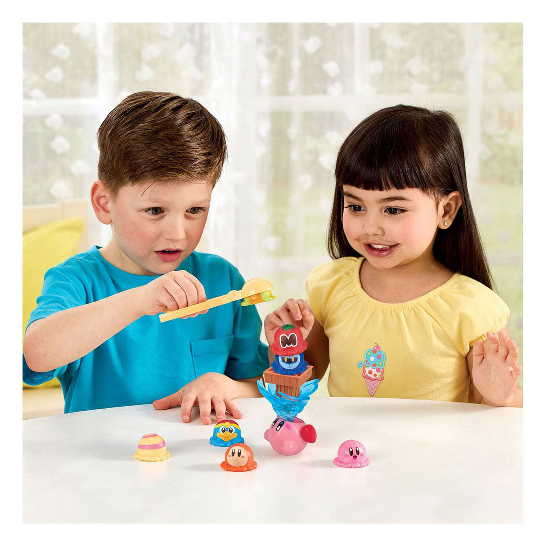Kirby Ice Cream Tower Stacking Game