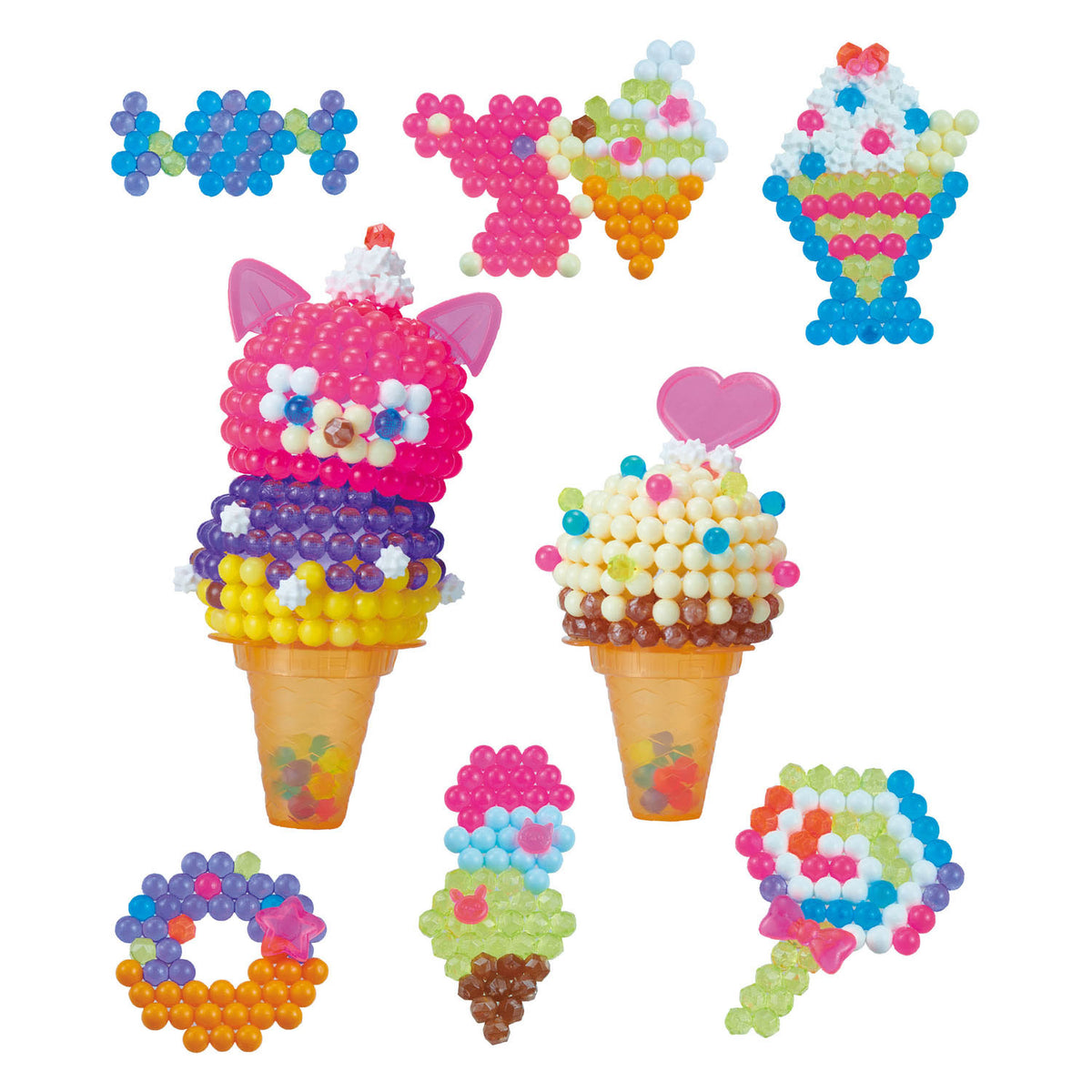 Aquabeads Ice Cream Party Craft Studio Bead Art Set