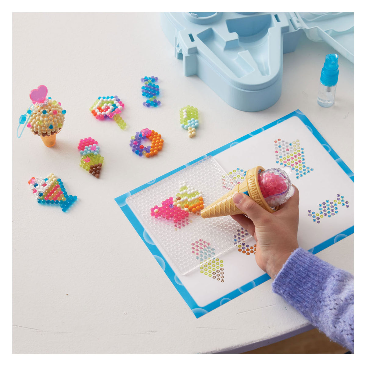 Aquabeads Ice Cream Party Craft Studio Bead Art Set
