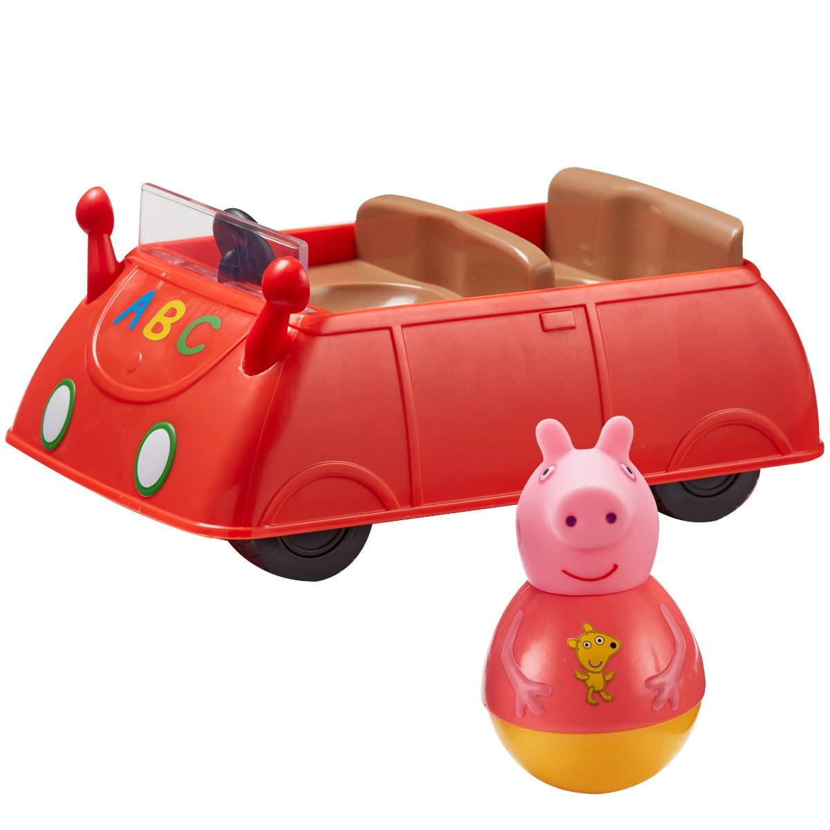 Peppa Pig Weebles 'Push Along' Wobbily Car