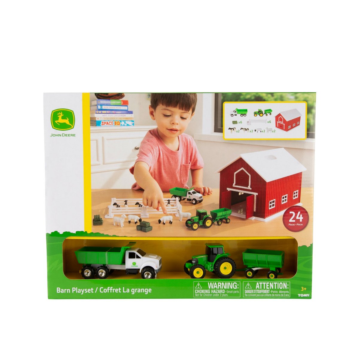 1:64 John Deere 24 Piece Farm Playset