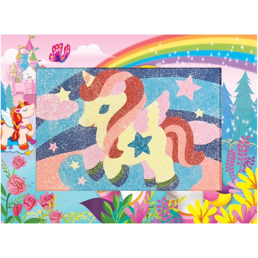 Unicorn Glitter Sand Art
