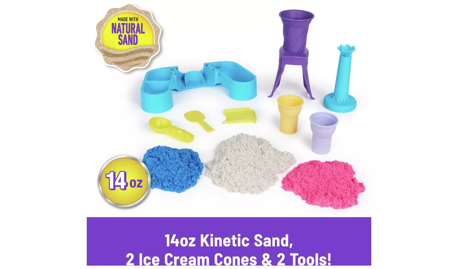 Kinetic Sand Soft Serve Station