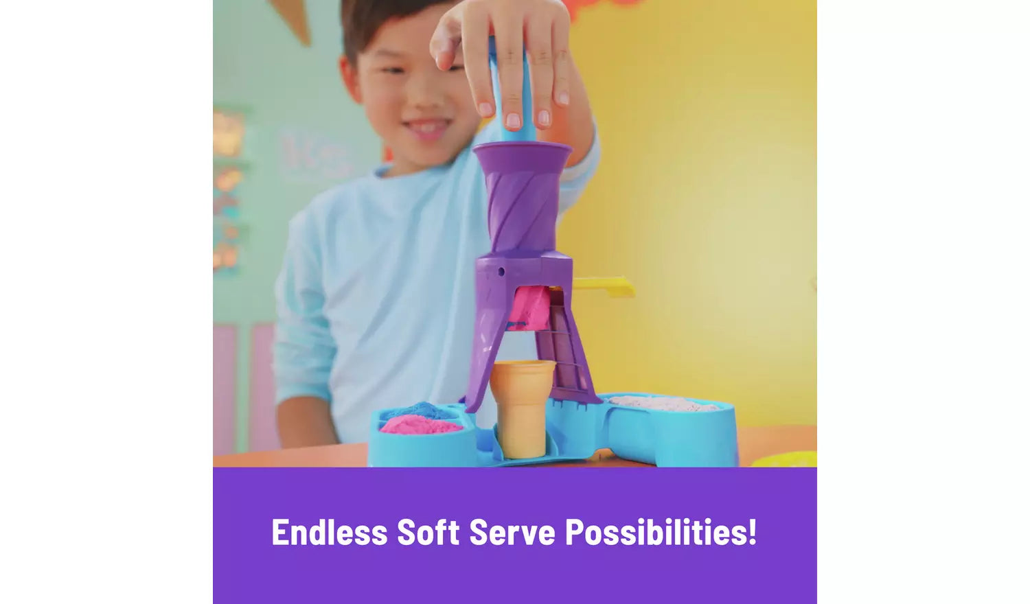 Kinetic Sand Soft Serve Station