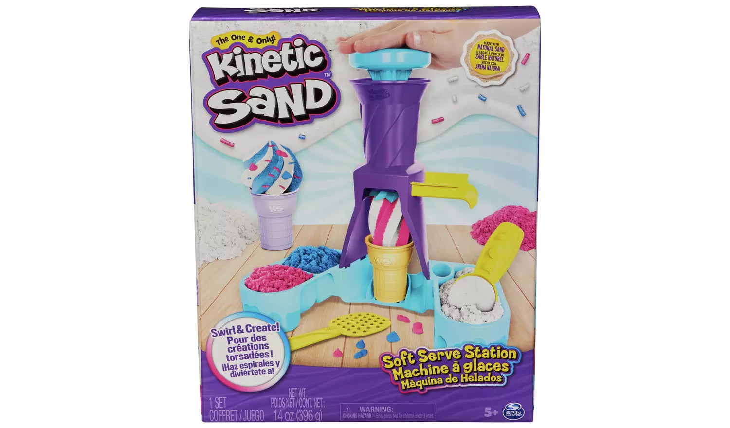 Kinetic Sand Soft Serve Station
