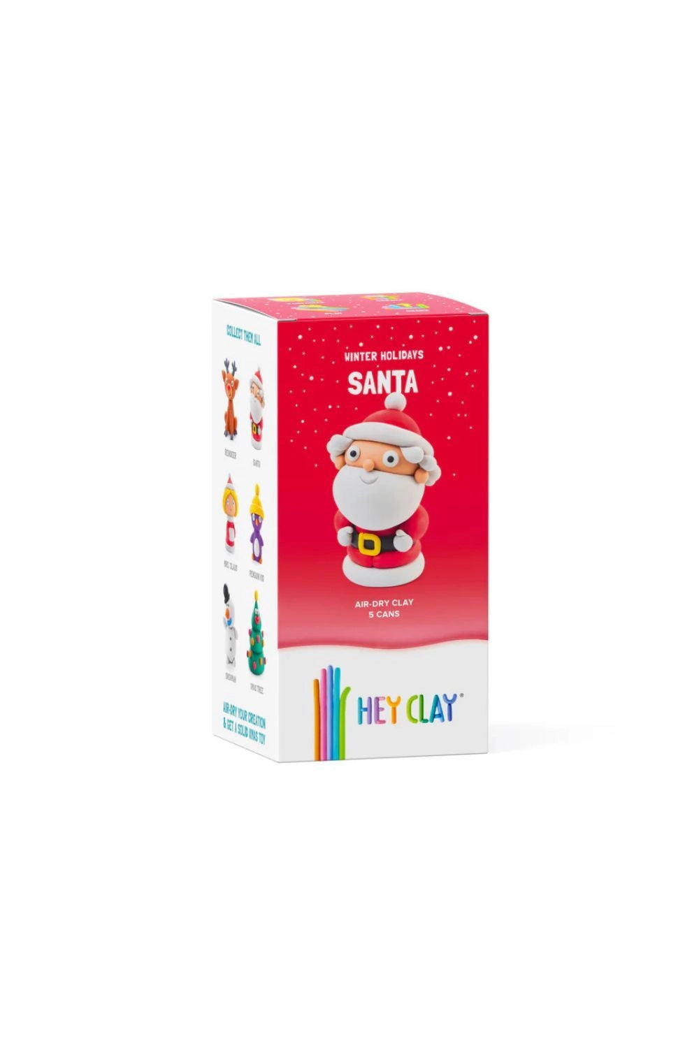 Hey Clay Winter Holiday Santa