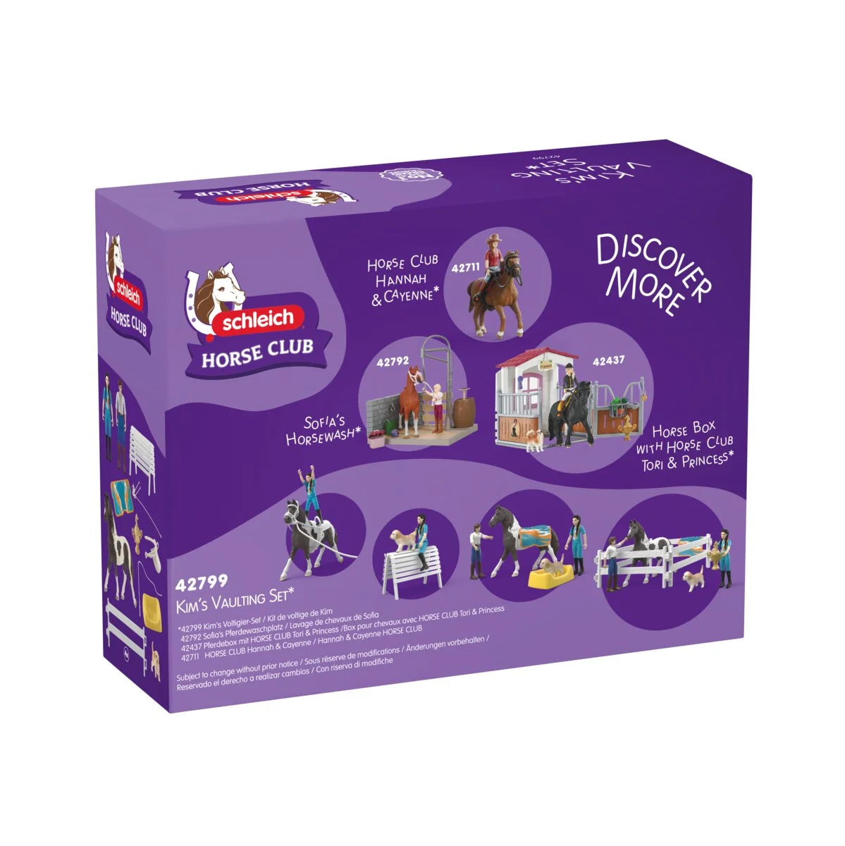 Schleich Horse Club Kim's Vaulting Set Playset