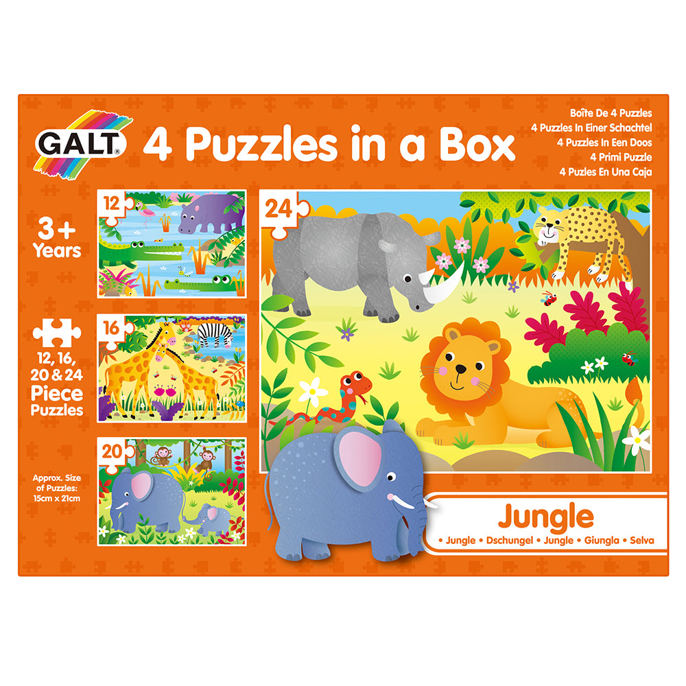 4 Puzzles In A Box Dinosaurs