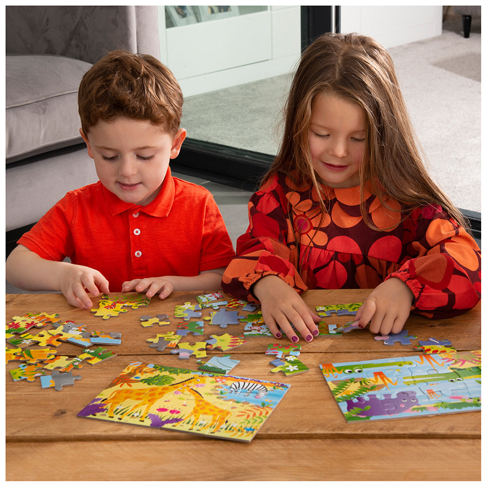 4 Puzzles In A Box Dinosaurs