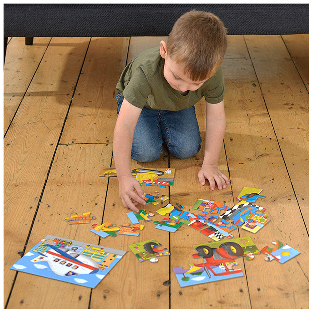 4 Puzzles in a Box Vehicles