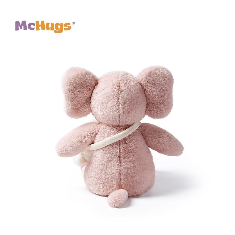 McHugs Pink Star Bag Elephant Plush Toy 25cm