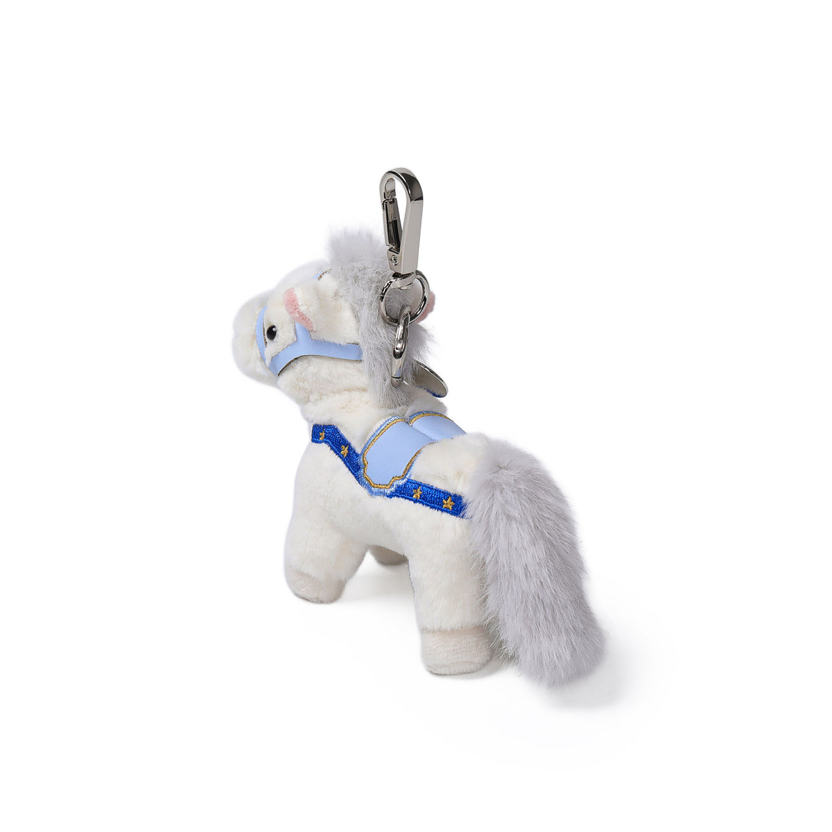 McHugs Snowy Pony Plush Bag Charm