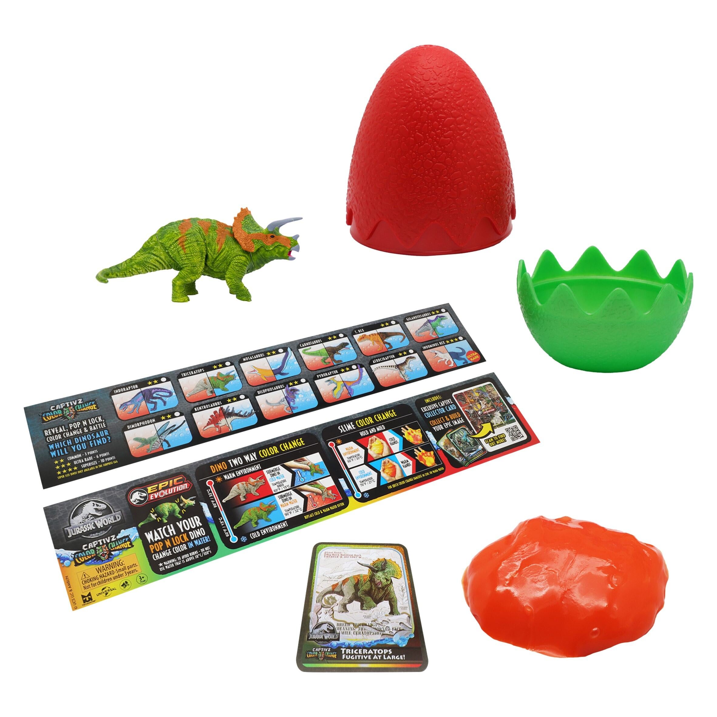 Jurassic Captivz Colour Change