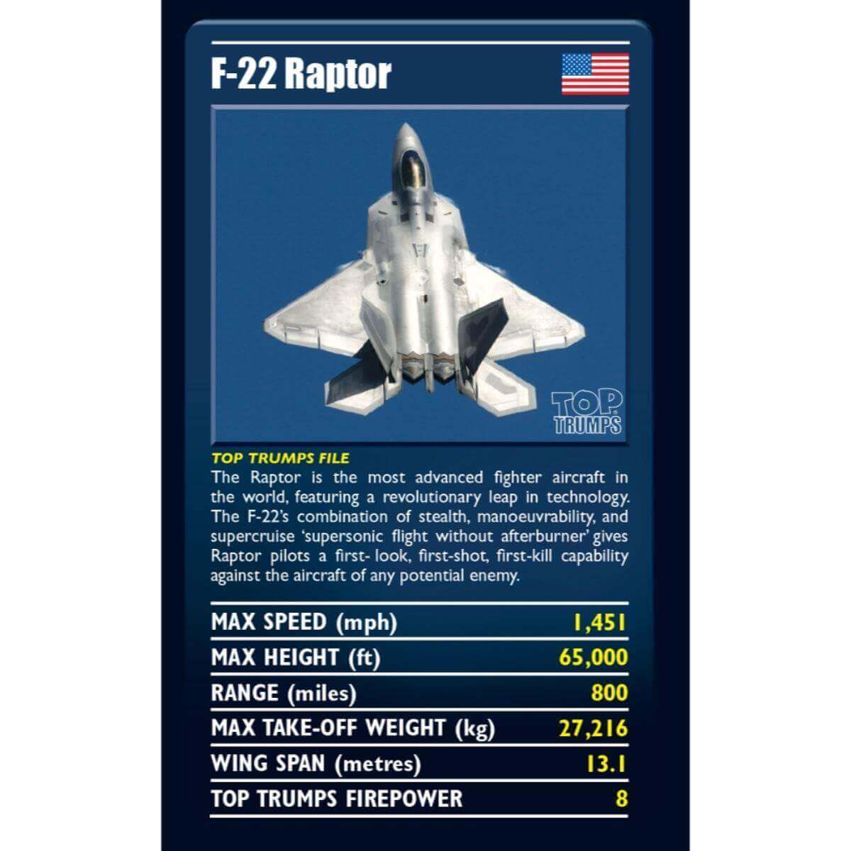 Top Trumps Ultimate Military Jets