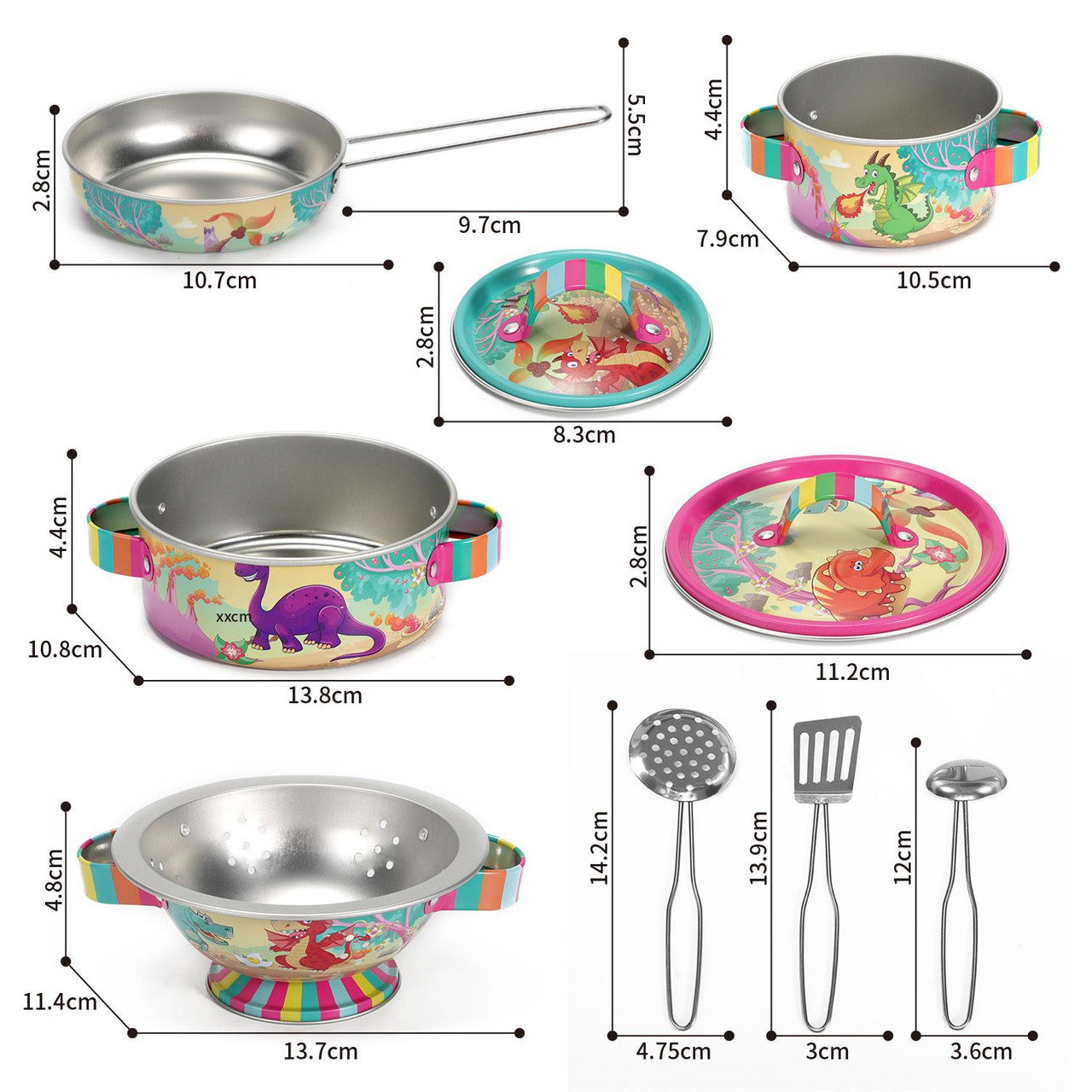 Soka Kitchenware Set - Dinosaur