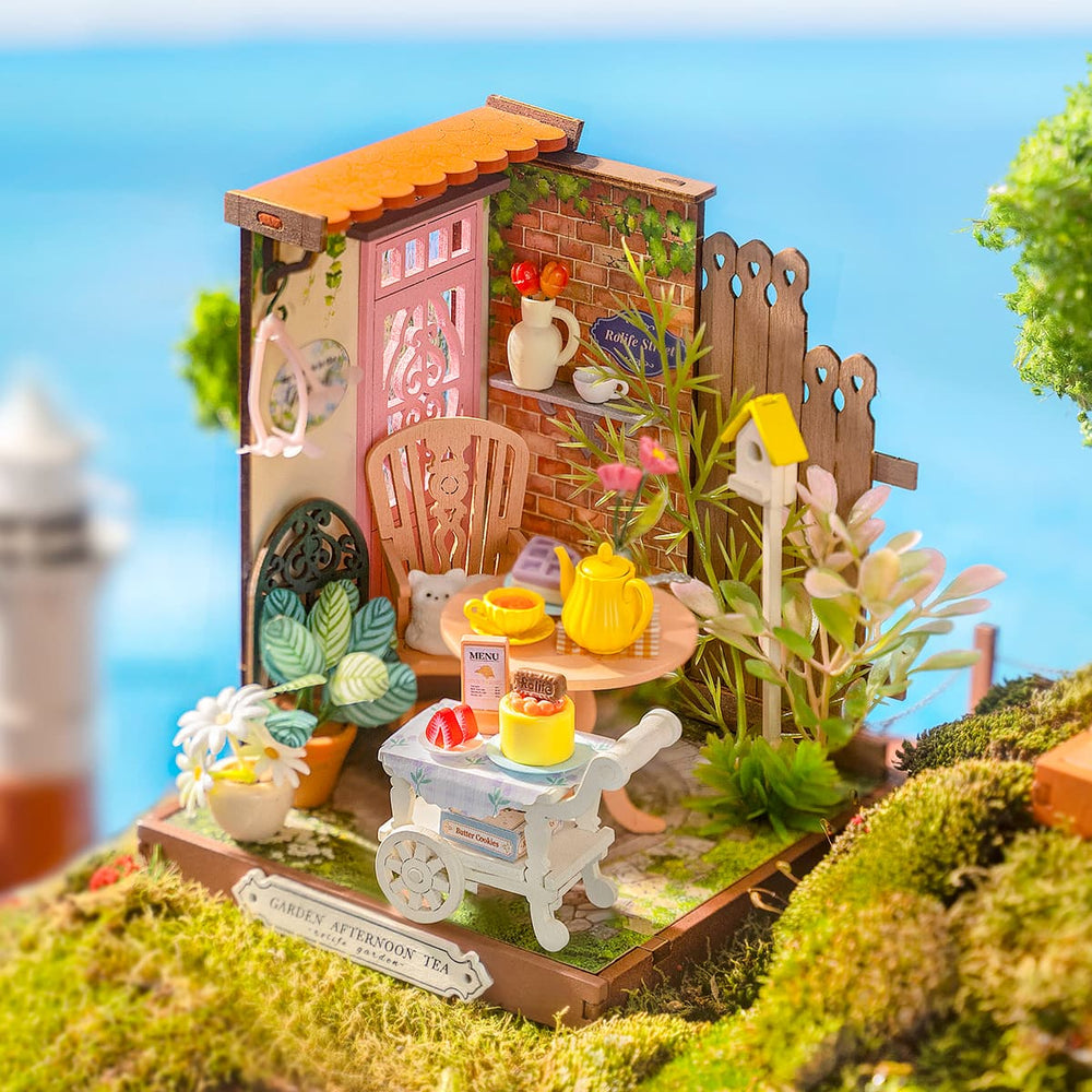 Rolife Fancy Tea Yard DIY Miniature House Kit