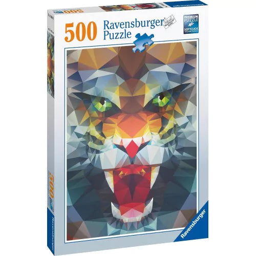 Ravensburger Polygon Lion 500 Piece Jigsaw Puzzle