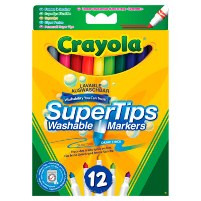 Crayola 12 Bright Supertips