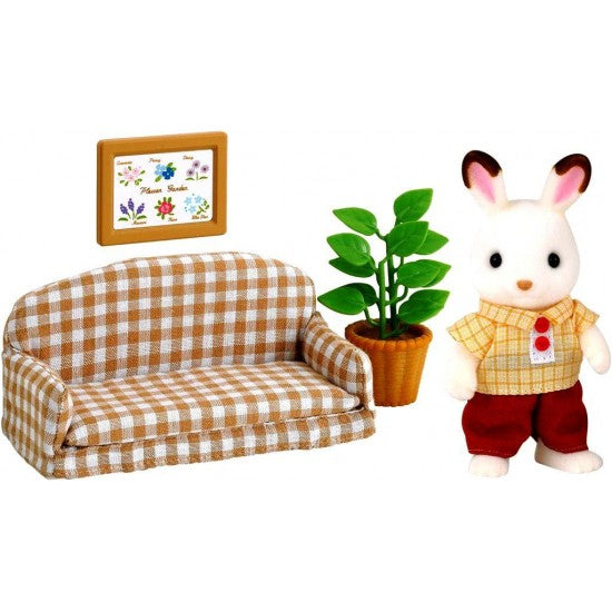 Sylvanian Families Chocolate Rabbit Father Set