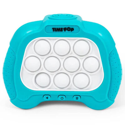 Time Pop Light Up Push Popper Game Blue
