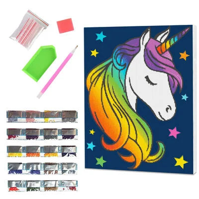Unicorn Diamond Art