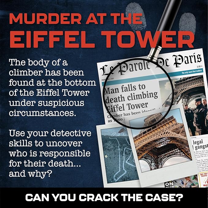 Murder Mystery Cases Murder at the Eiffel Tower