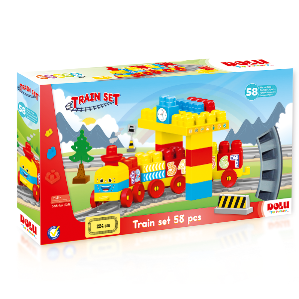 Train Set 58 pcs