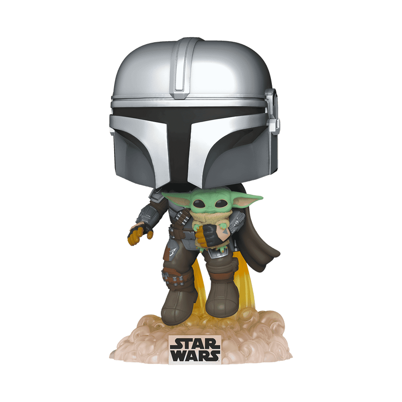 Funko POP Star Wars: The Mandalorian - Mando Flying w/Jet Pack