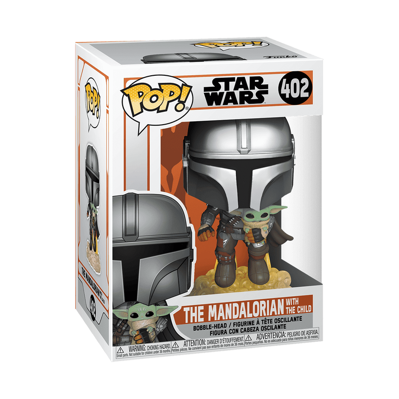 Funko POP Star Wars: The Mandalorian - Mando Flying w/Jet Pack